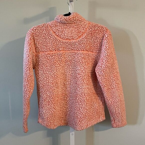 Coral Cuddly Sherpa Pullover - Picture 3 of 3
